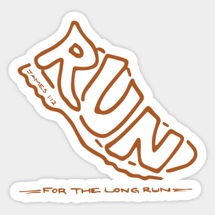 Run For the Long Run Sticker